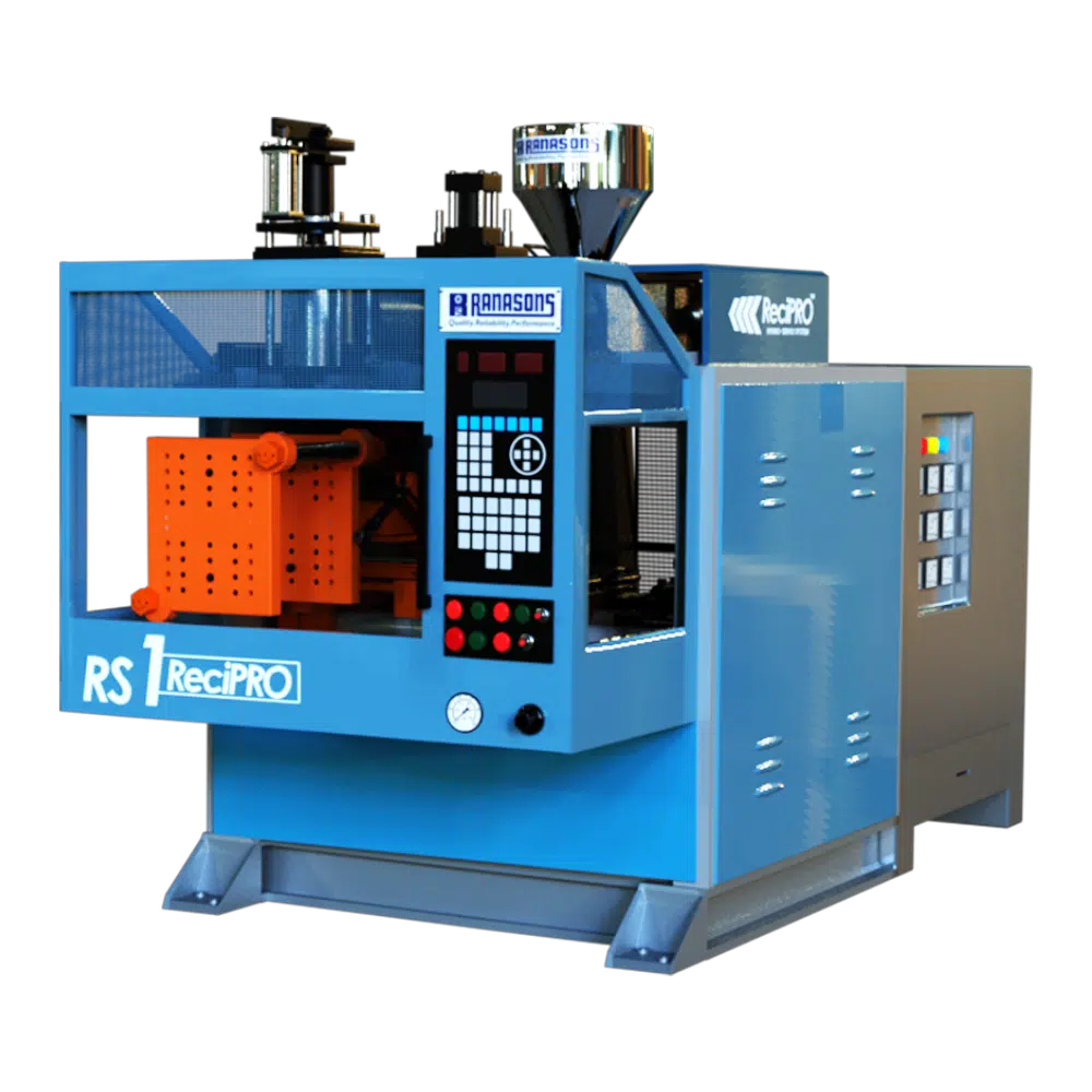 1L ReciPRO Blow Moulding Machine. 1L ReciPRO Blow Moulding. Blow Moulding Machine. Blow Moulding India. Best Blow Moulding Machine Manufacturer in India.